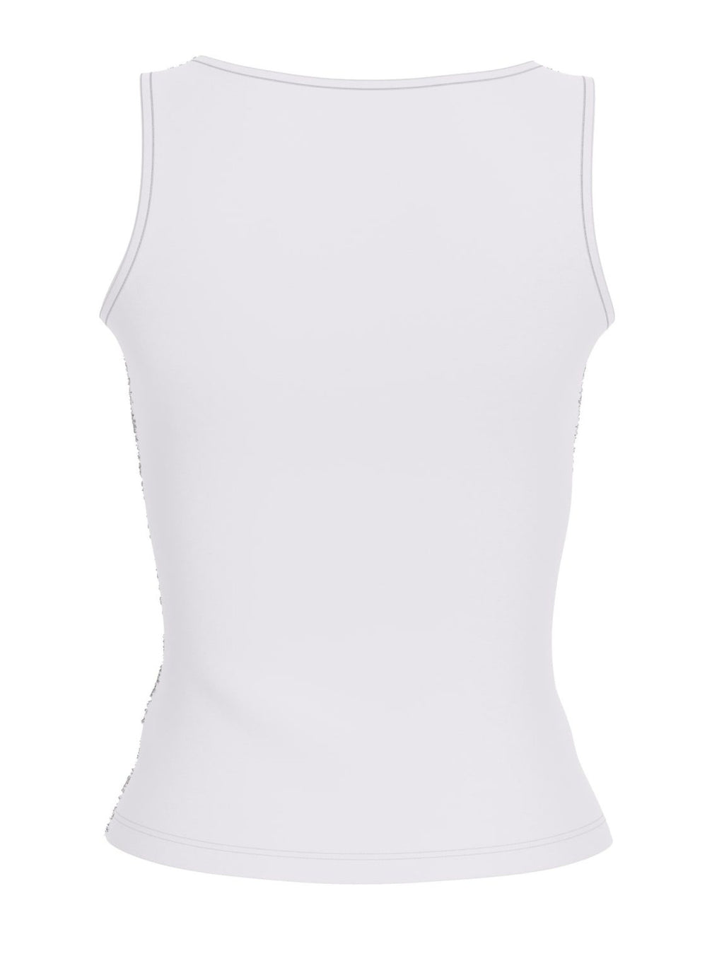 Top donna Guess canotta Tank 4G all over bianco ES26GU47 W6GP10K2932 G011