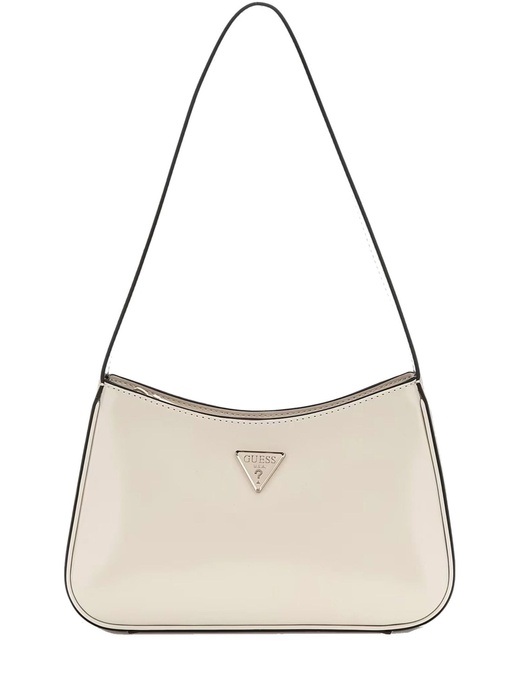 Borsa donna Guess Arnela top zip shoulder bag a spalla bone BS25GU31 NG949617