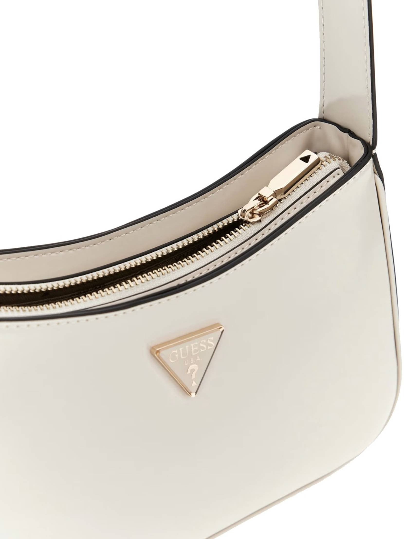 Borsa donna Guess Arnela top zip shoulder bag a spalla bone BS25GU31 NG949617