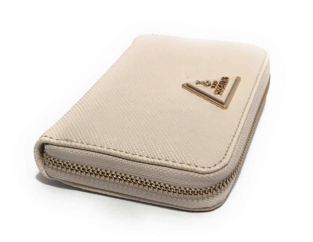 Portafoglio donna Guess zip around Laurel slg bone AS25GU11 ZG8500140