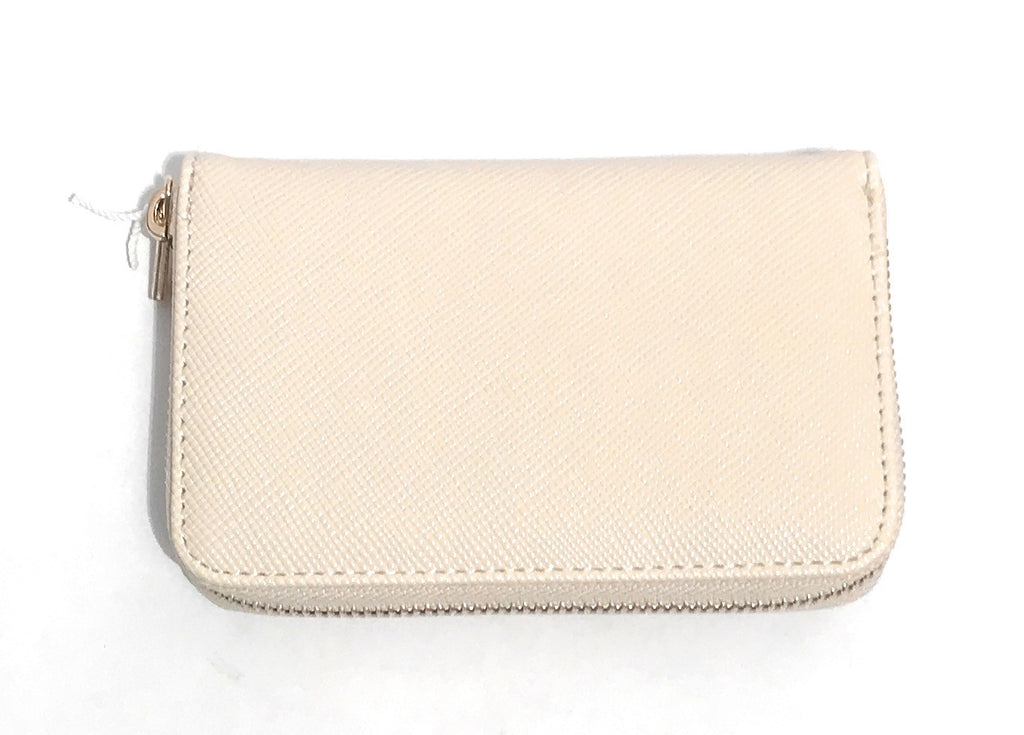 Portafoglio donna Guess zip around Laurel slg bone AS25GU11 ZG8500140