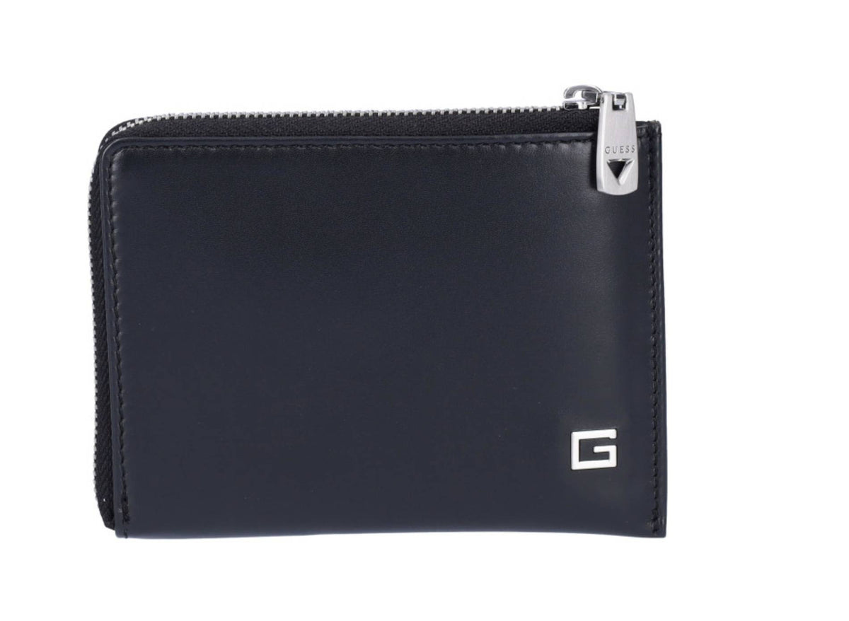 Portafoglio Guess Madrid zipper card holder nero GS25GU01 SMMAGSLEA26