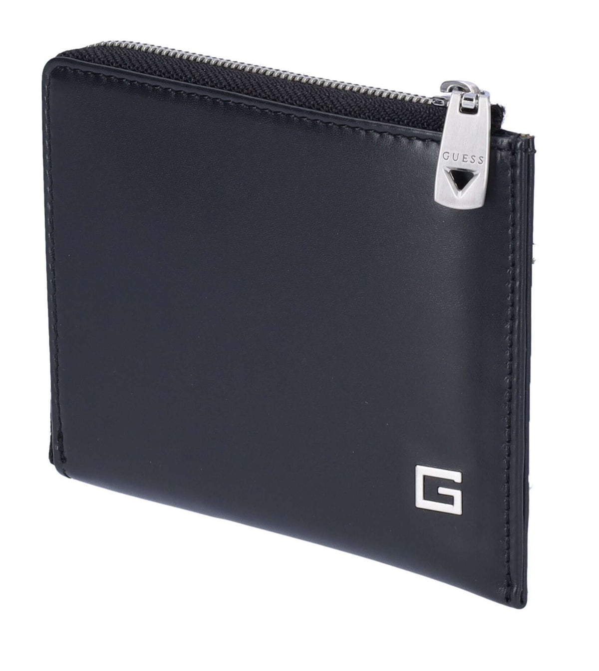 Portafoglio Guess Madrid zipper card holder nero GS25GU01 SMMAGSLEA26