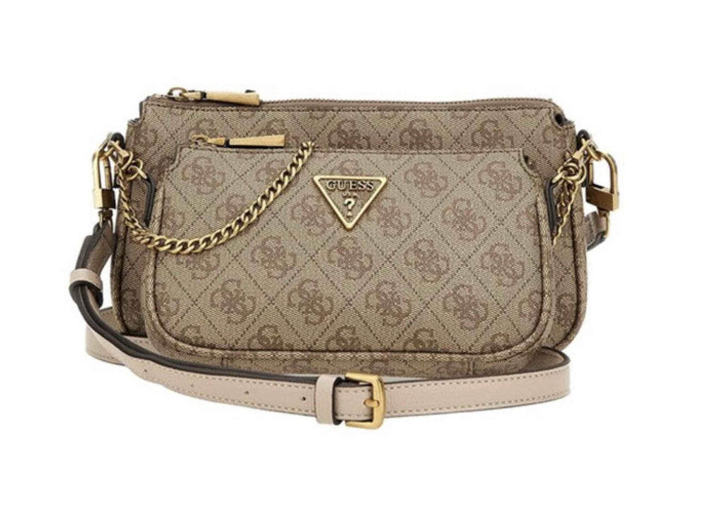 Borsa Guess Noelle mini Pouch crossbody latte logo/ brown BS25GU114 BG787971