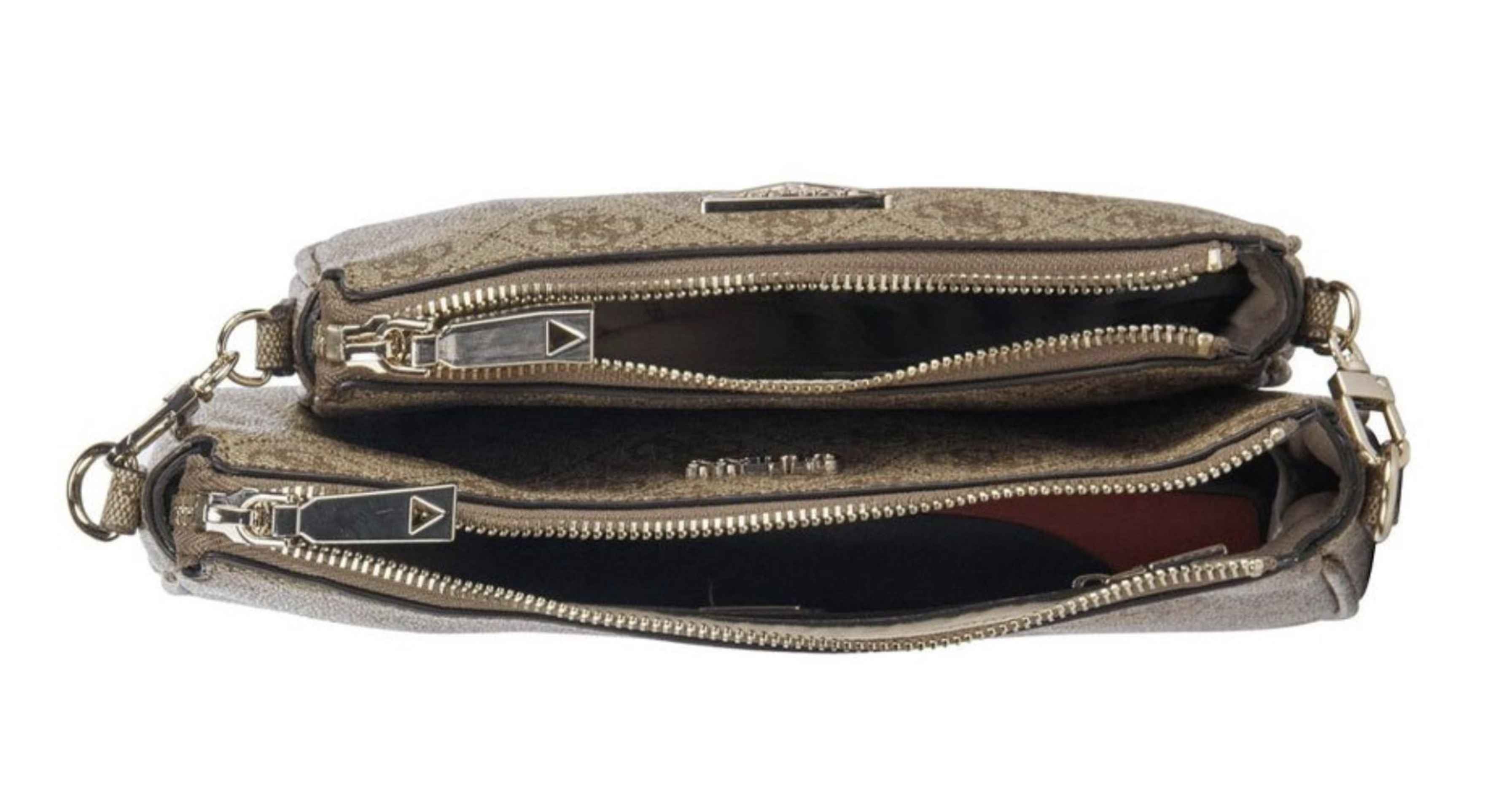 Borsa Guess Noelle mini Pouch crossbody latte logo/ brown BS25GU114 BG787971
