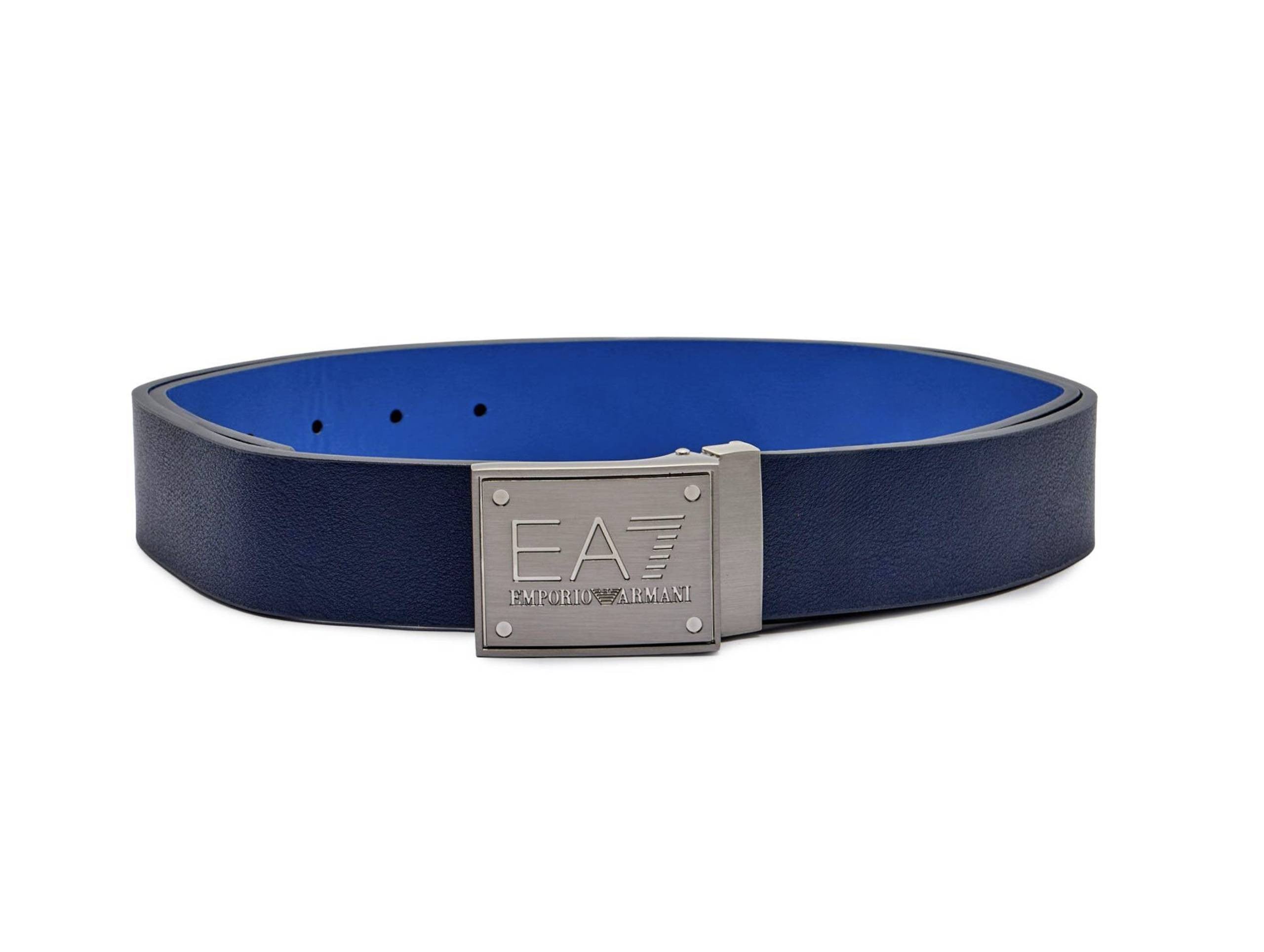 Cinta uomo EA7 Emporio Armani reversibile blu navy/ royal C26EA08 7X000091 AF14319 MB295