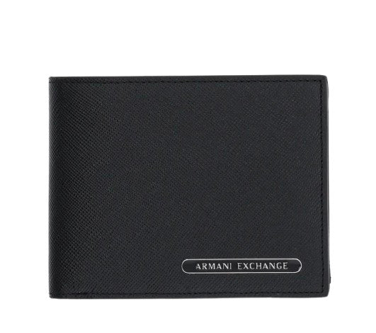 Portafoglio uomo Armani Exchange in pelle nero A26AX03 XM001972 AF12702 UC001