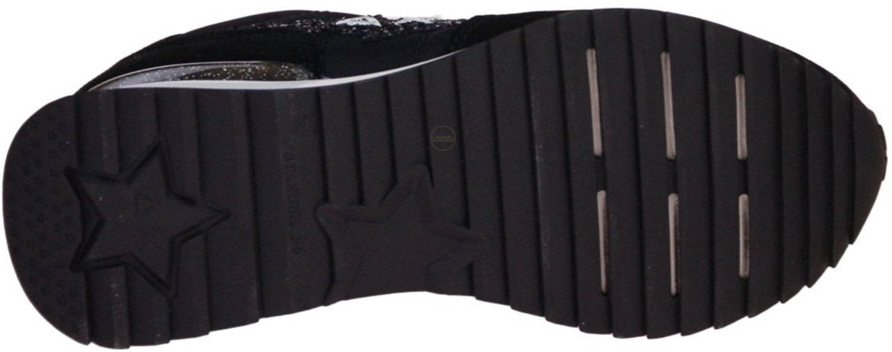 Scarpe Sun68 sneaker Stargirl glitter logo nero D26SU09 Z45217