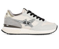 Scarpe Sun68 sneaker Stargirl glitter logo bianco panna D26SU12 Z45217