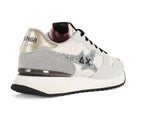 Scarpe Sun68 sneaker Stargirl glitter logo bianco panna D26SU12 Z45217