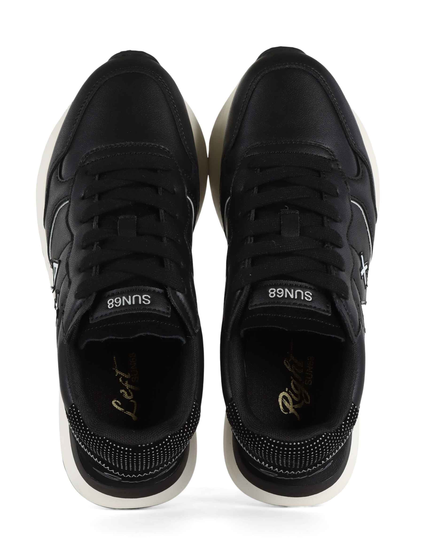 Sneaker running Sun68 Big Ally nero donna D26SU14 Z45211