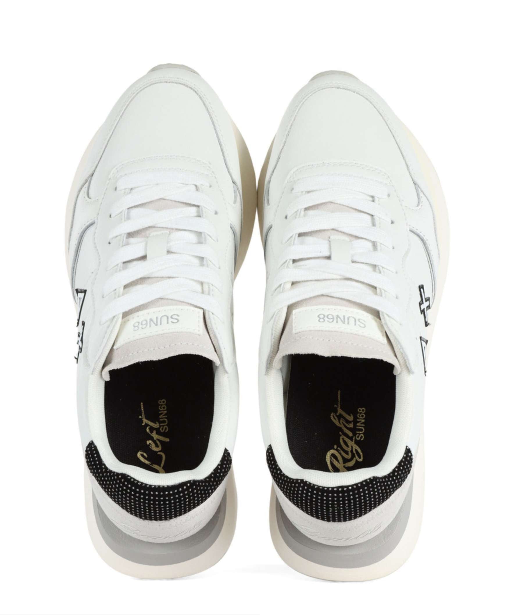 Sneaker running Sun68 Big Ally bianco panna donna D26SU16 Z45211