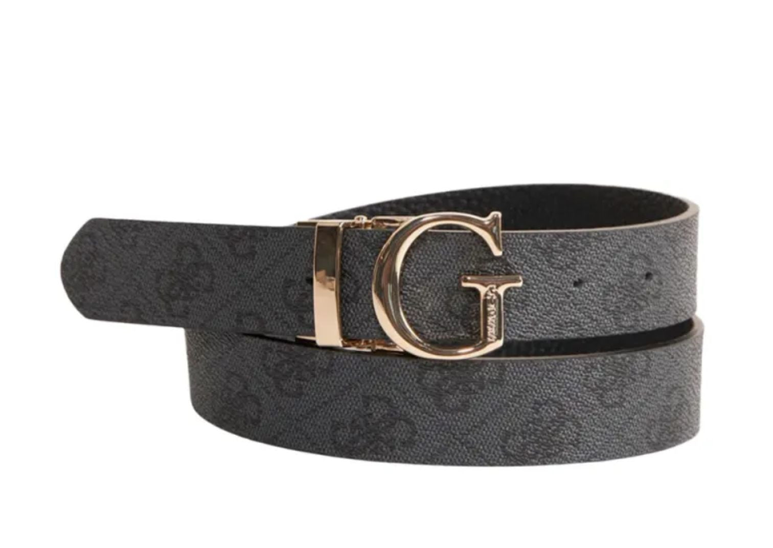 Cinta donna Guess Calista 4G logo reversible coal logo C26GU07 BW9266P5330