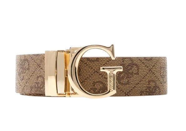 Cinta donna Guess Calista 4G logo reversible latte logo C26GU03 BW9266P5330