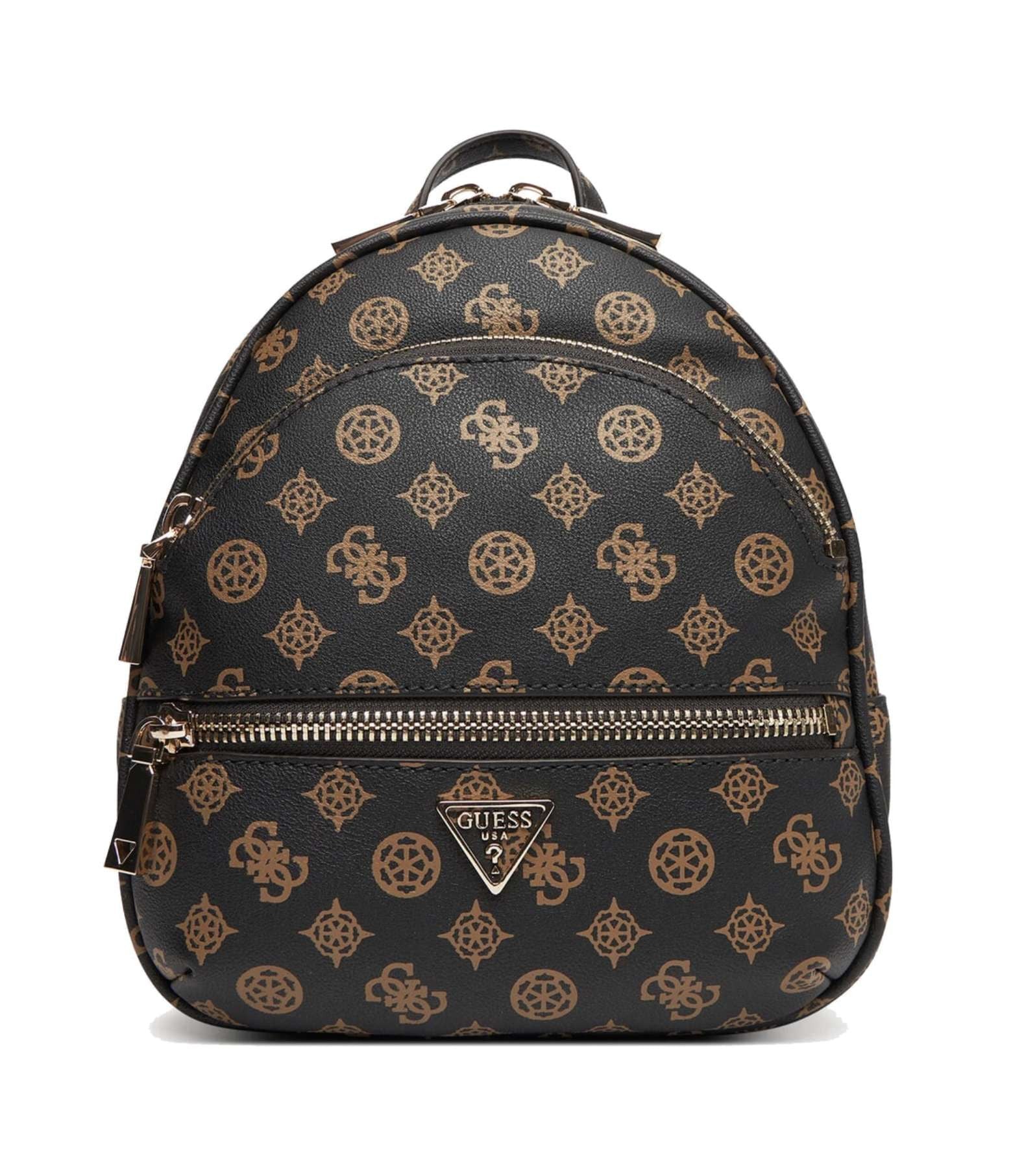 Borsa donna Guess zaino Manhattan II backpack mocha logo B26GU03 PG711832