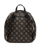 Borsa donna Guess zaino Manhattan II backpack mocha logo B26GU03 PG711832