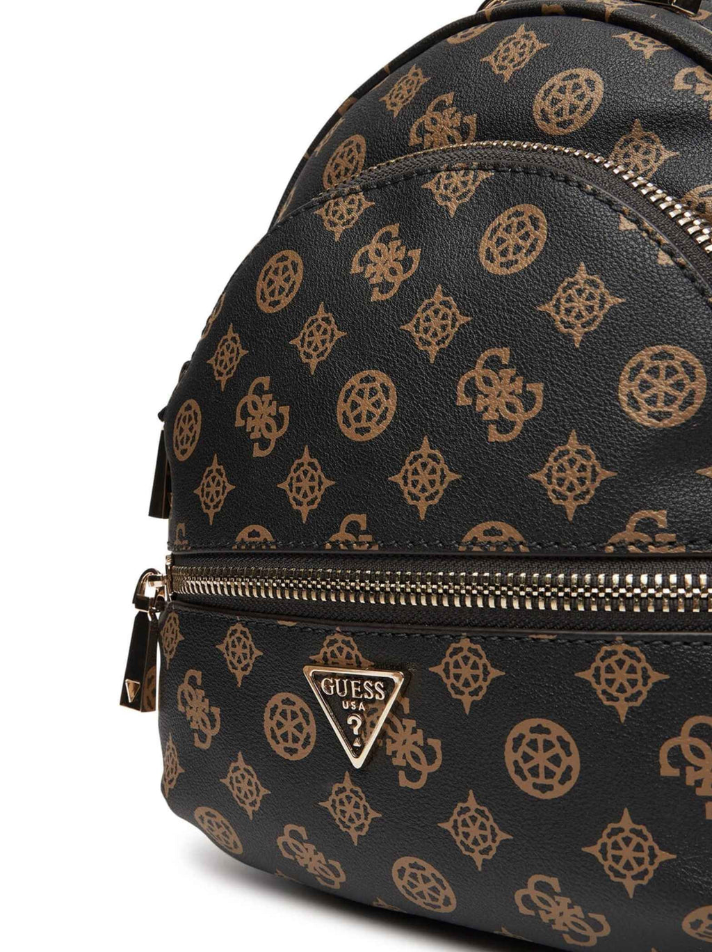 Borsa donna Guess zaino Manhattan II backpack mocha logo B26GU03 PG711832