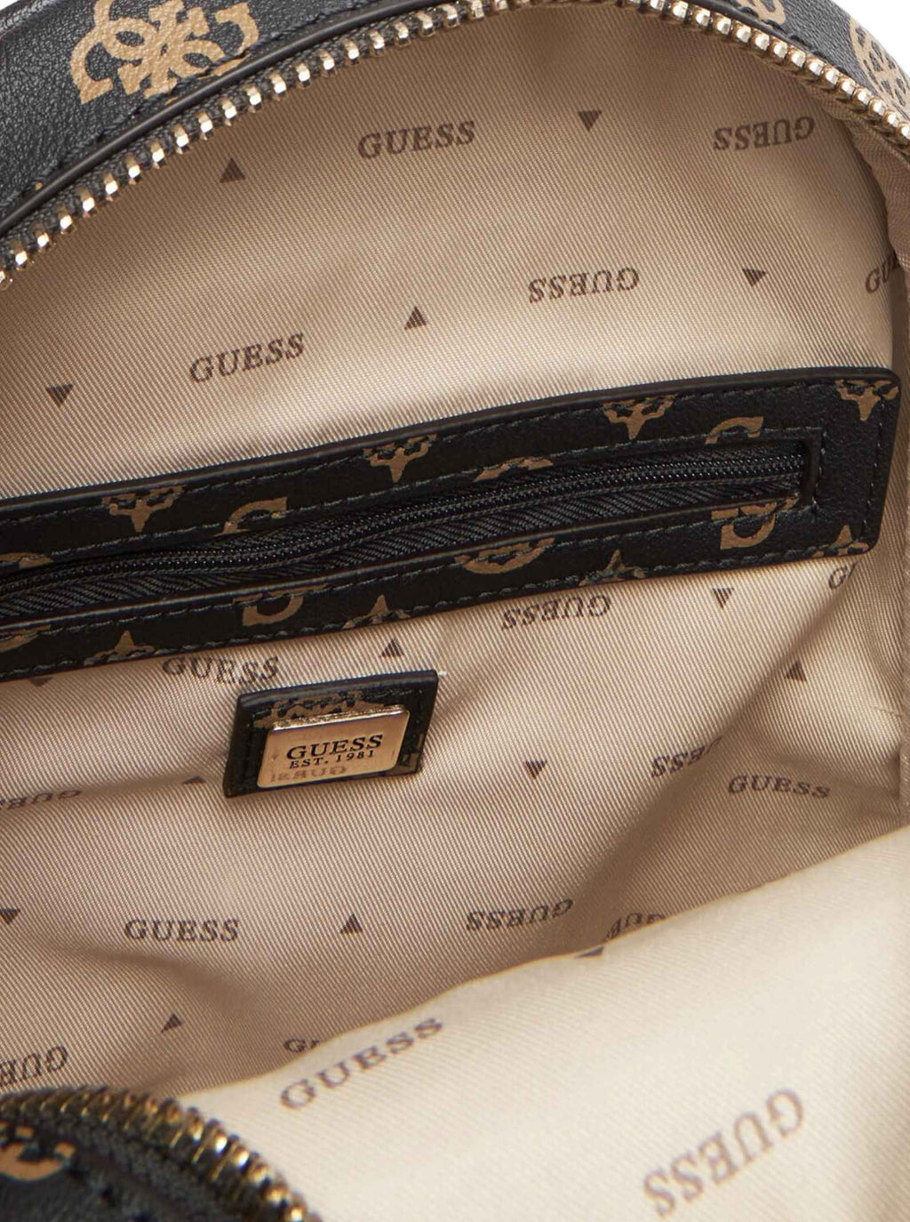 Borsa donna Guess zaino Manhattan II backpack mocha logo B26GU03 PG711832