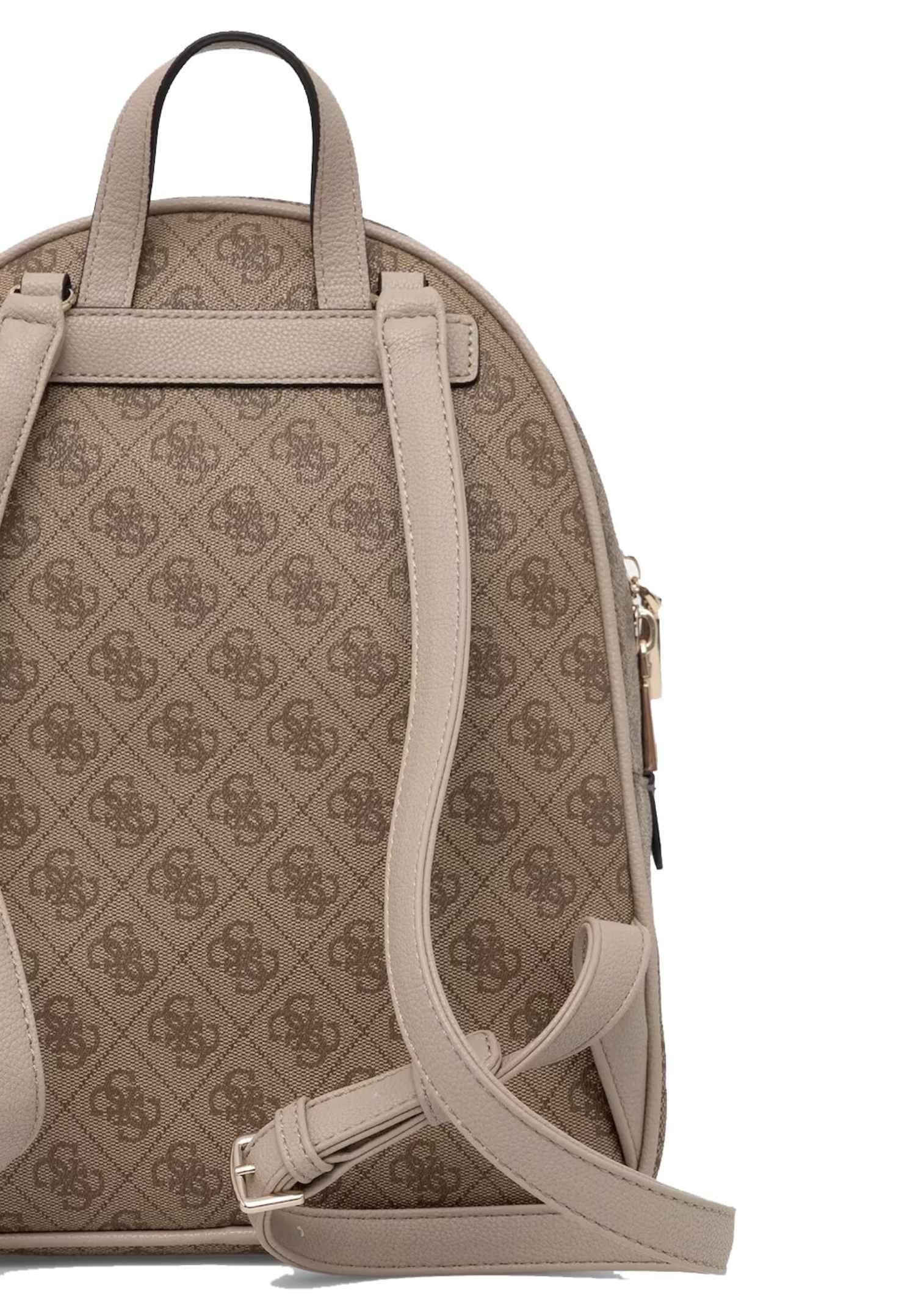 Borsa donna Guess zaino Manhattan II latte logo B26GU31 SG711833
