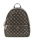 Borsa donna Guess zaino Manhattan II mocha logo B26GU35 PG711833