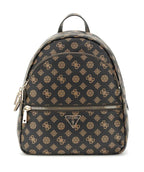 Borsa donna Guess zaino Manhattan II mocha logo B26GU35 PG711833