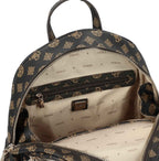 Borsa donna Guess zaino Manhattan II mocha logo B26GU35 PG711833