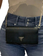 Borsa Guess Noelle II Crossbody Flap black B26GU87 ZG967275