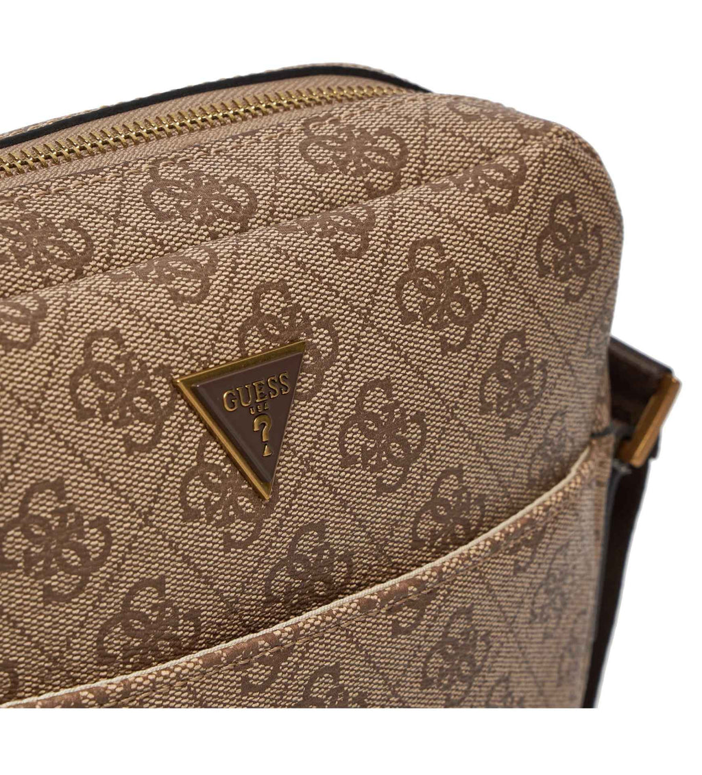 Borsa Guess mini tracolla uomo Torino 4G beige/brown multilogo UB26GU04 HMTOLOP4258