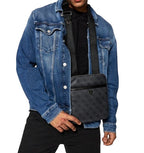 Borsa Guess tracolla uomo Vezzola Smart black multilogo UB26GU11 HMEVZLP2223