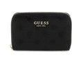 Portafoglio donna Guess Phoebe medium zip around black A26GU17 PD9665140