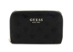 Portafoglio donna Guess Phoebe medium zip around black A26GU17 PD9665140