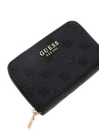 Portafoglio donna Guess Phoebe medium zip around black A26GU17 PD9665140