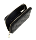 Portafoglio donna Guess Phoebe medium zip around black A26GU17 PD9665140