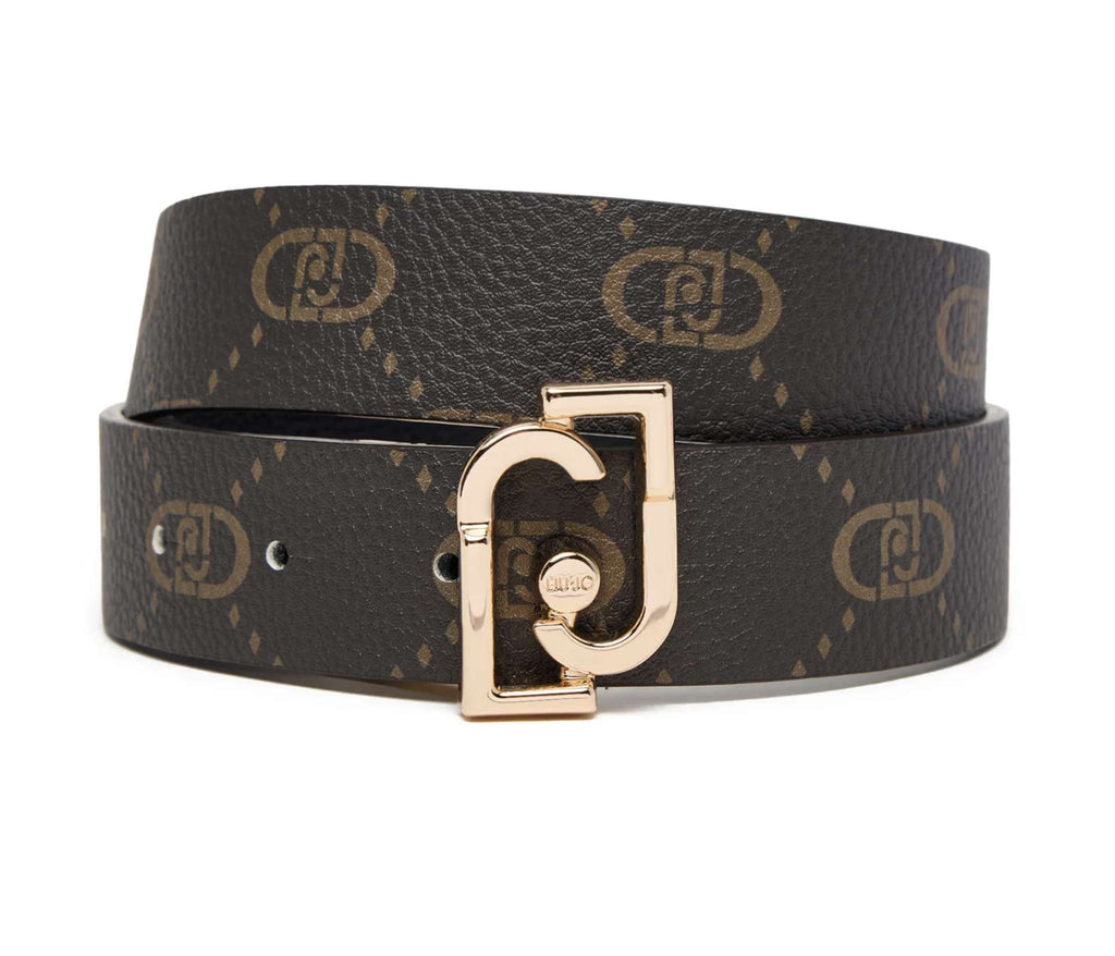 Cintura donna Liu-Jo reversibile hips belt nero C26LJ19 AF5239 E0053