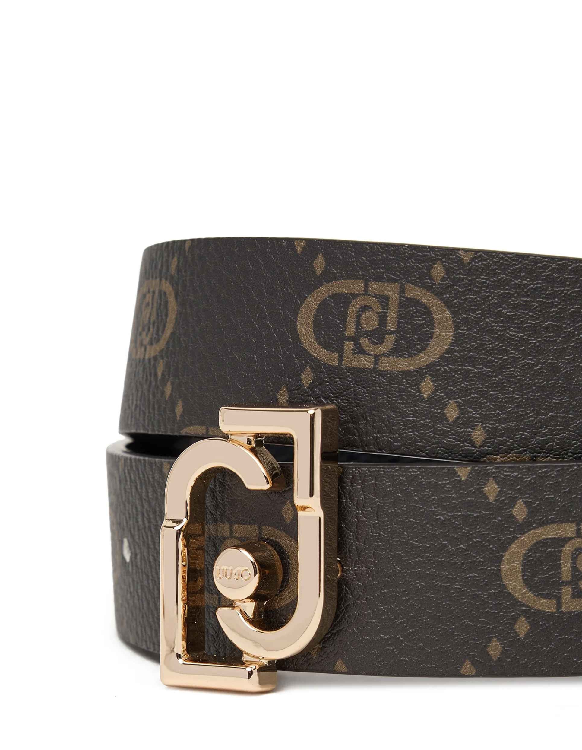 Cintura donna Liu-Jo reversibile hips belt nero C26LJ19 AF5239 E0053