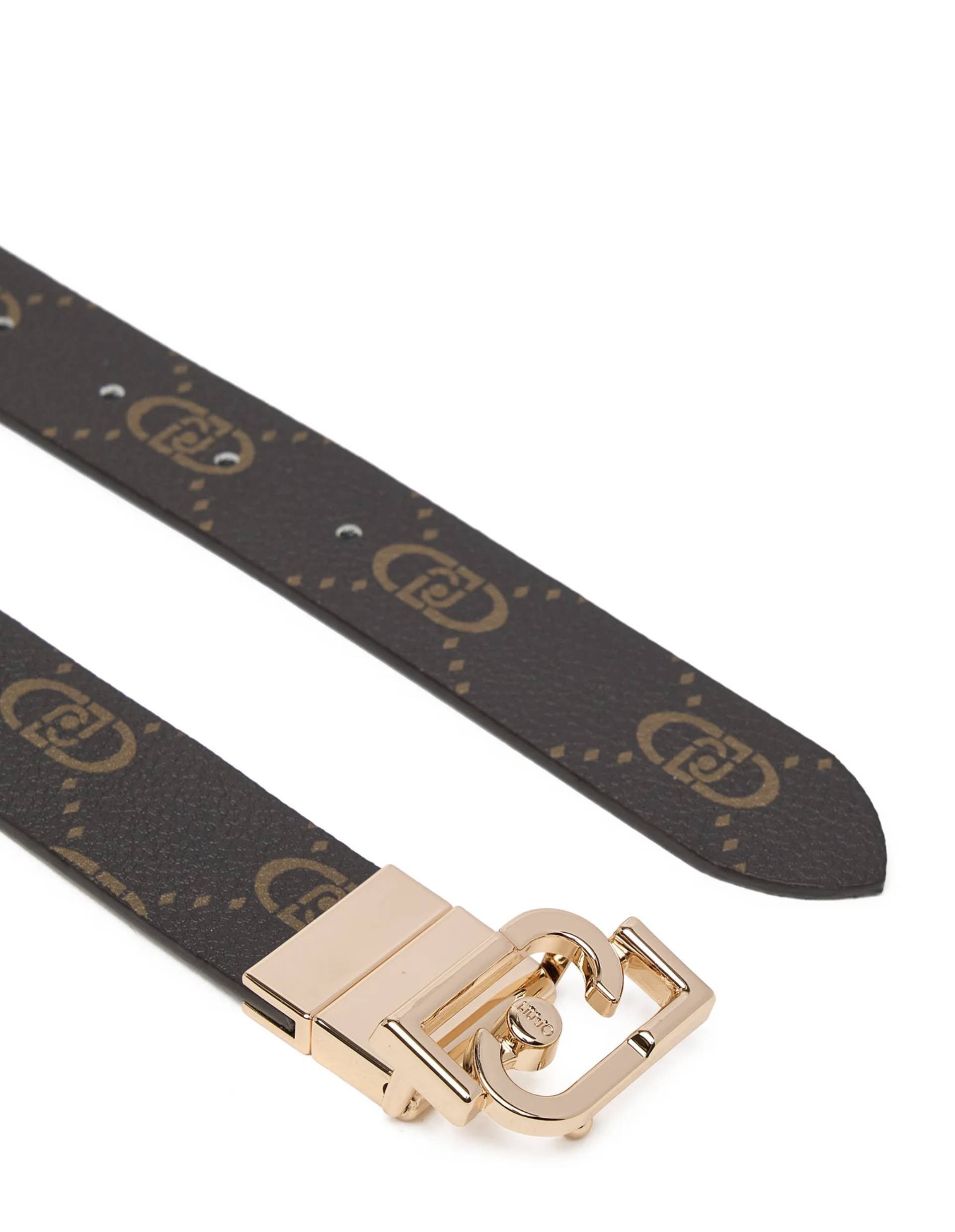 Cintura donna Liu-Jo reversibile hips belt nero C26LJ19 AF5239 E0053