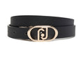 Cintura donna Liu-Jo reversibile hips belt nero/ antracite C26LJ23 AF5252 E0087