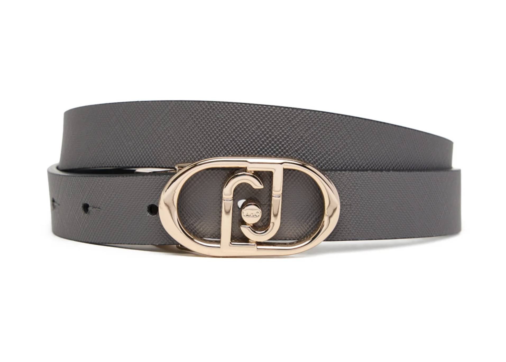 Cintura donna Liu-Jo reversibile hips belt nero/ antracite C26LJ23 AF5252 E0087