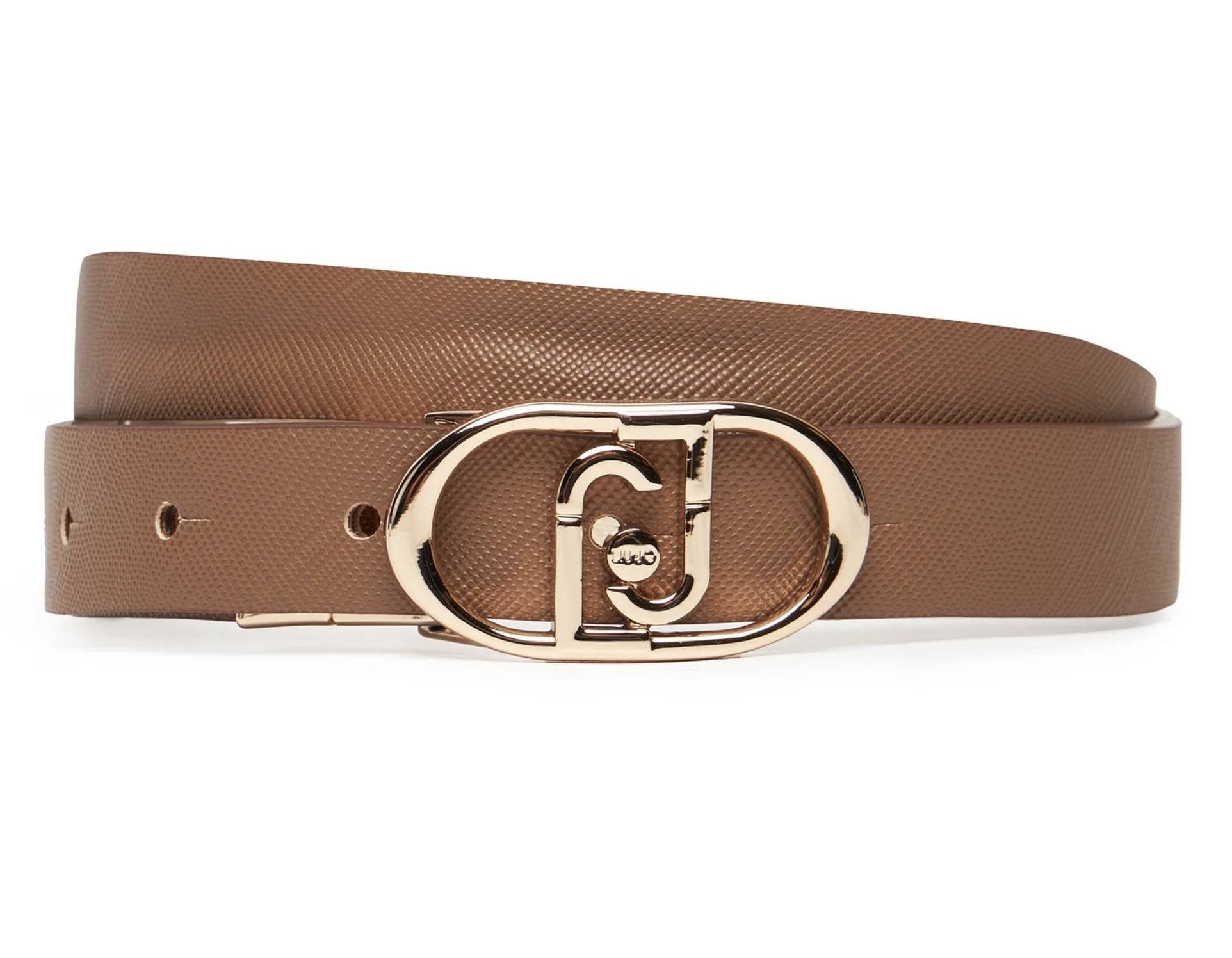 Cintura donna Liu-Jo reversibile hips belt brown/ light gold C26LJ22 AF5252 E0087