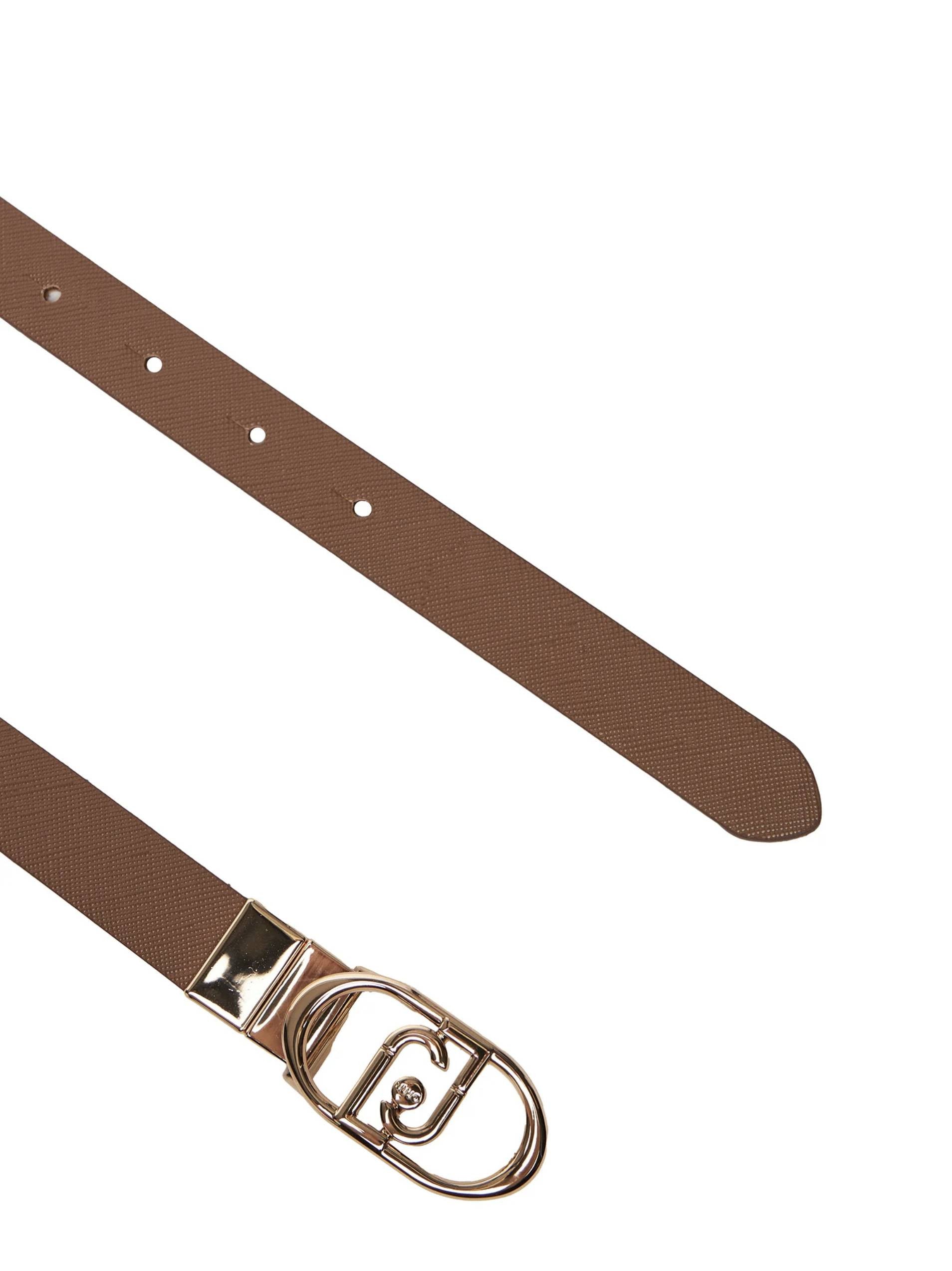 Cintura donna Liu-Jo reversibile hips belt brown/ light gold C26LJ22 AF5252 E0087