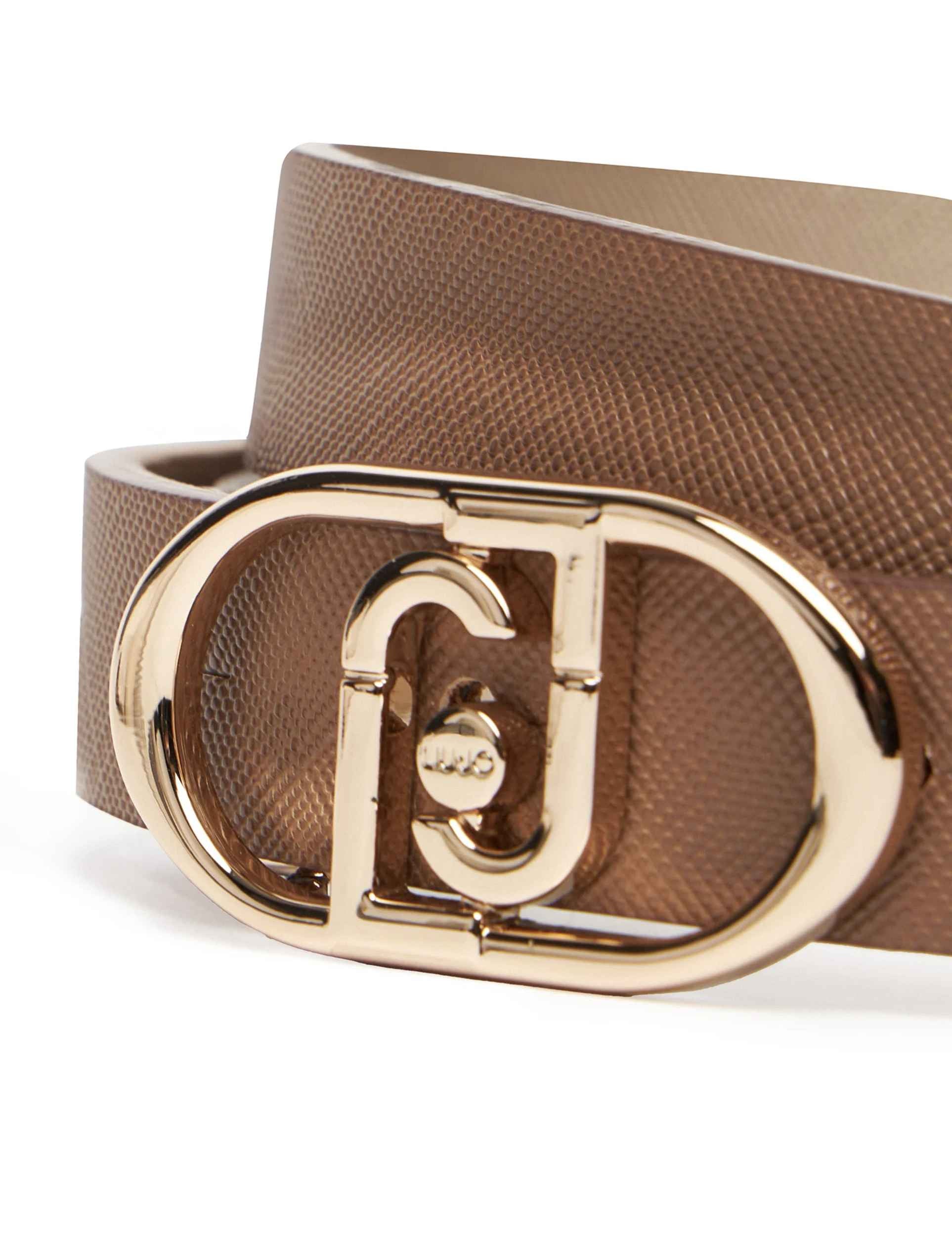 Cintura donna Liu-Jo reversibile hips belt brown/ light gold C26LJ22 AF5252 E0087