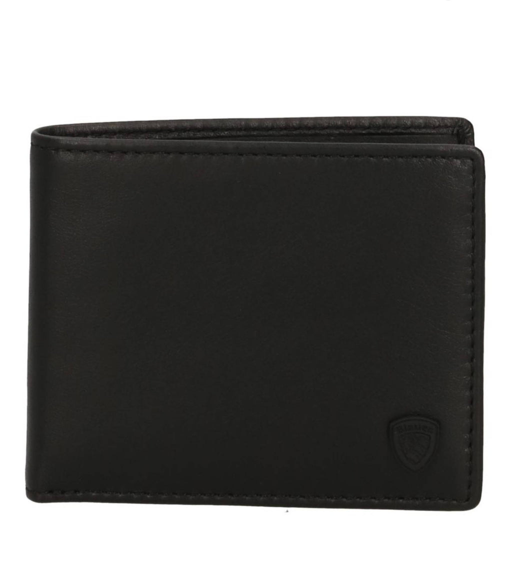 Portafoglio uomo Blauer wallet in pelle A26BU03 F5SIXC01/LIA/BLK