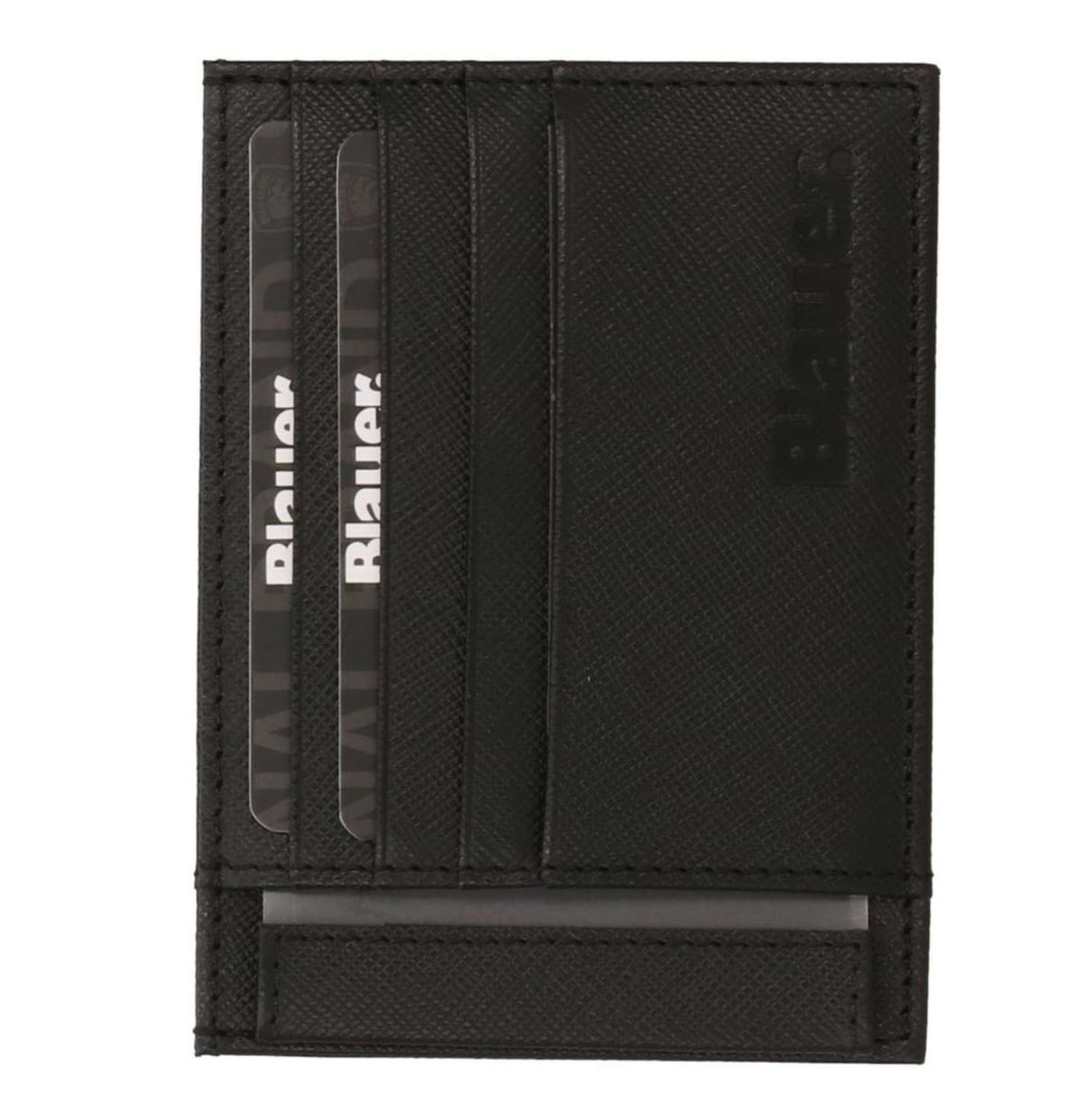Portafoglio uomo Blauer card holder in pelle A26BU01 F5CPV01/LIA/BLK