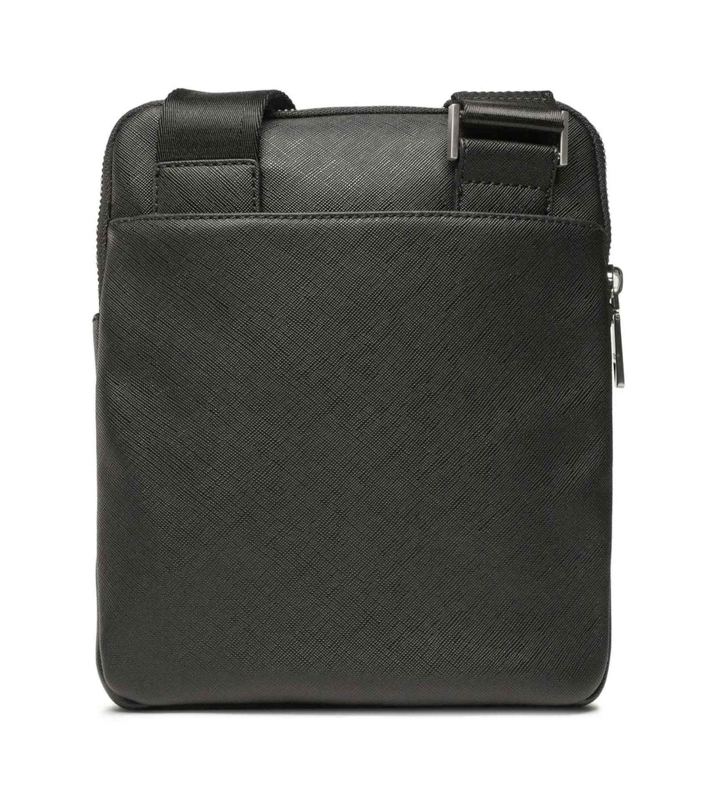 Borsa Guess tracolla uomo certosa xbody flat saffiano black UBS26GU02 HMECSAP3123