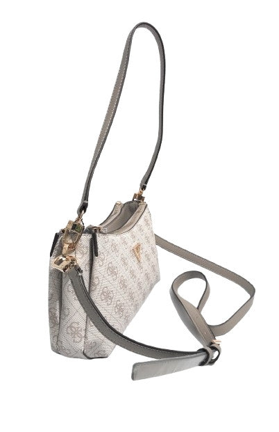 Borsa Guess tracolla Noelle II mini shoulder xbody dark taupe logo BS26GU13 BG967273