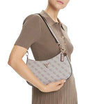 Borsa donna Guess Noelle II dark taupe multilogo BS26GU14 SO967218
