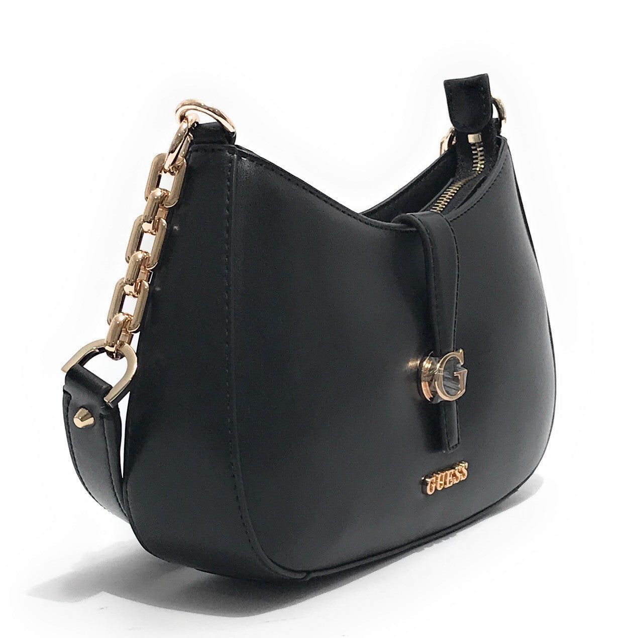 Borsa donna Guess Carrie top zip shoulder bag black BS26GU16 VG989618