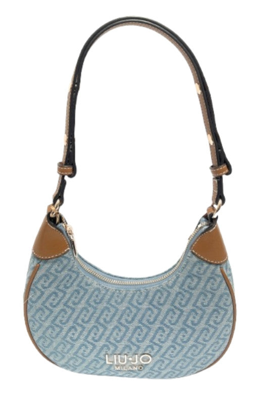 Borsa donna Liu-jo Evrim hobo S dusty blue BS26LJ05 AA6072 T379A
