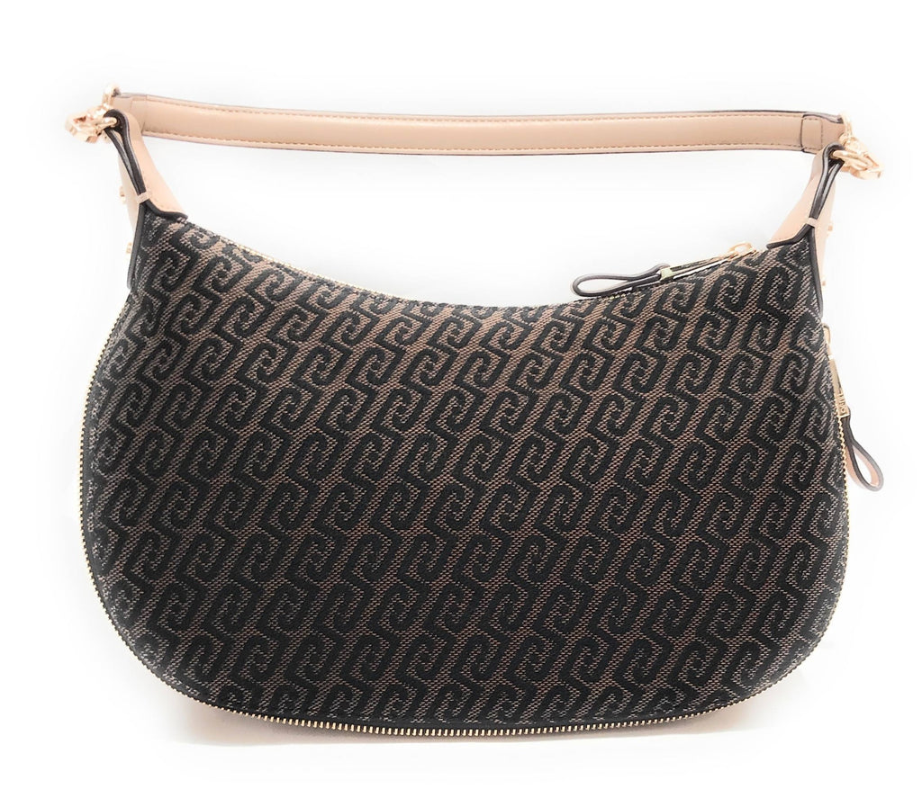 Borsa donna Liu-jo Kaliska hobo M jacquard testa di moro BS26LJ06 AA6133 T378A