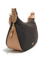 Borsa donna Liu-jo Kaliska hobo M jacquard testa di moro BS26LJ06 AA6133 T378A